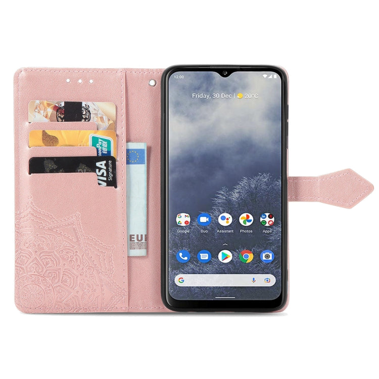 For Nokia G60 Mandala Flower Embossed Leather Phone Case