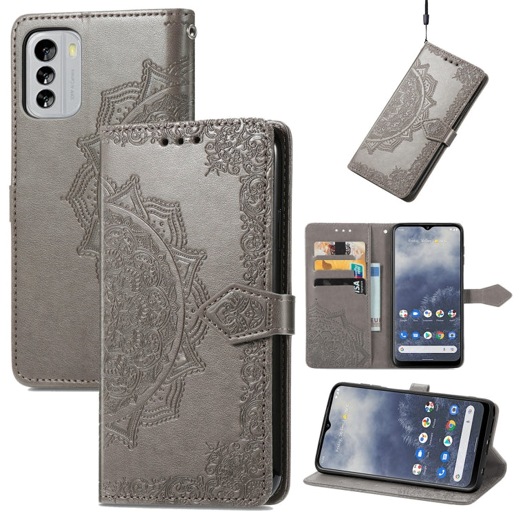 For Nokia G60 Mandala Flower Embossed Leather Phone Case