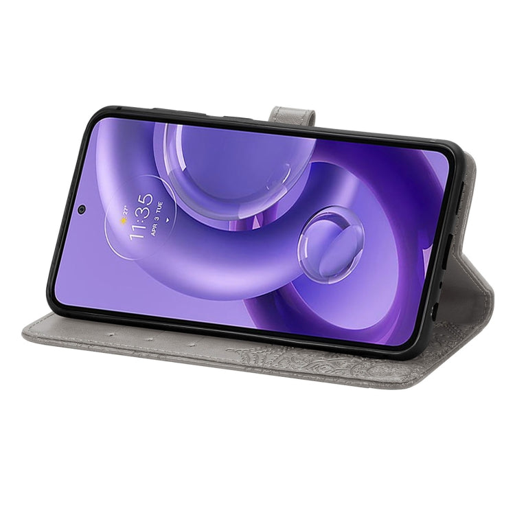 For Motorola Edge 30 Neo Mandala Flower Embossed Leather Phone Case