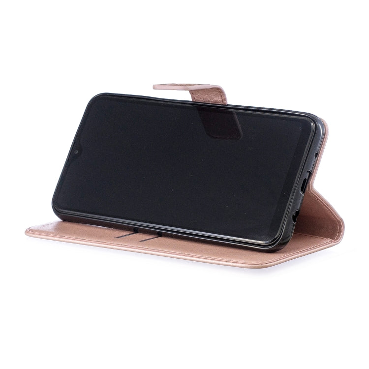 Plum Blossom Pattern Diamond Encrusted Leather Case for Galaxy M10  , with Holder & Card Slots