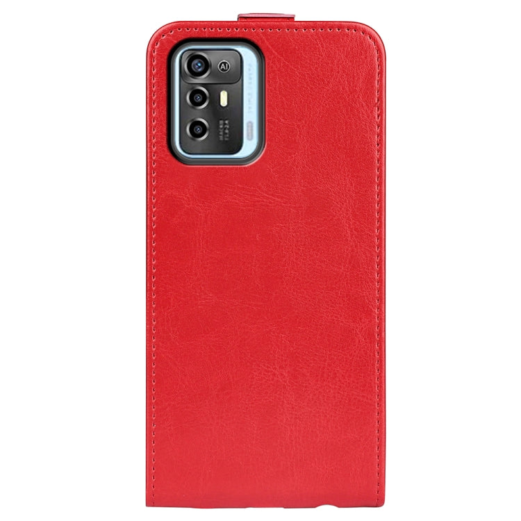 For ZTE Blade A72 5G R64 Texture Vertical Flip Leather Phone Case