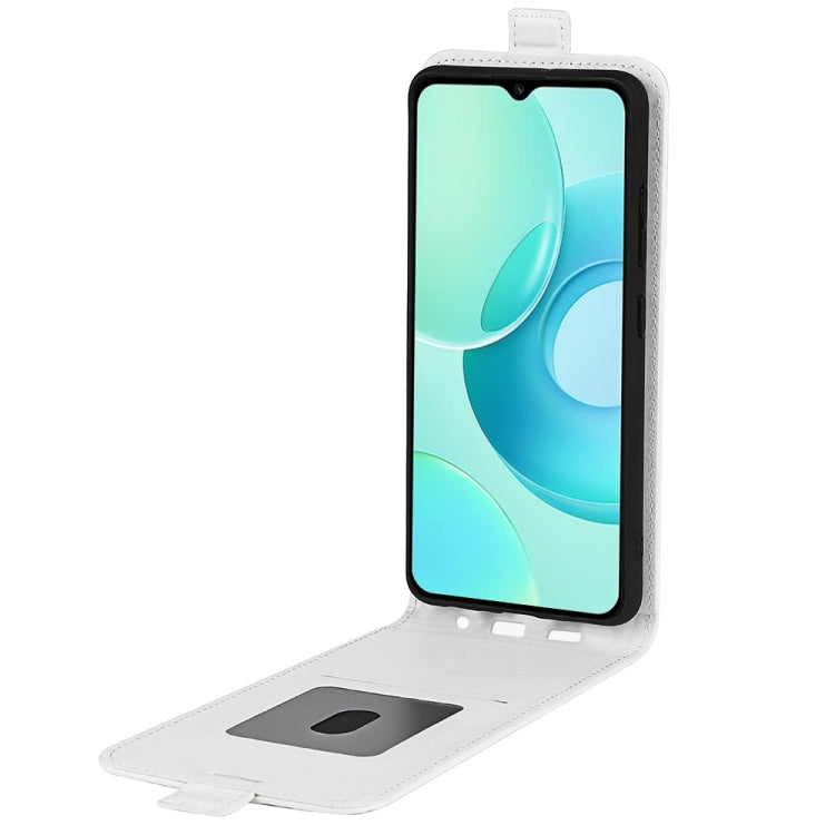 For Wiko T10 R64 Texture Vertical Flip Leather Phone Case