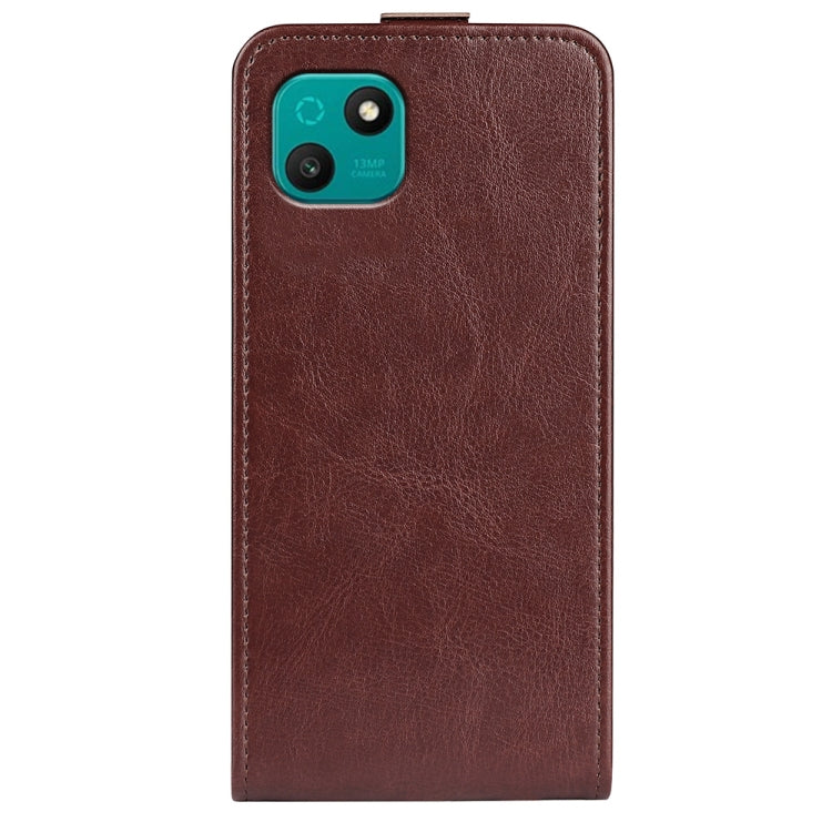 For Wiko T10 R64 Texture Vertical Flip Leather Phone Case