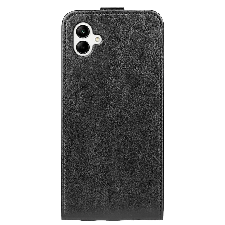 For Samsung Galaxy A04 R64 Texture Vertical Flip Leather Phone Case