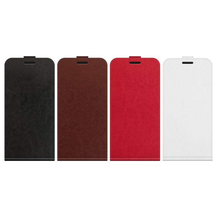 For Samsung Galaxy A04 R64 Texture Vertical Flip Leather Phone Case