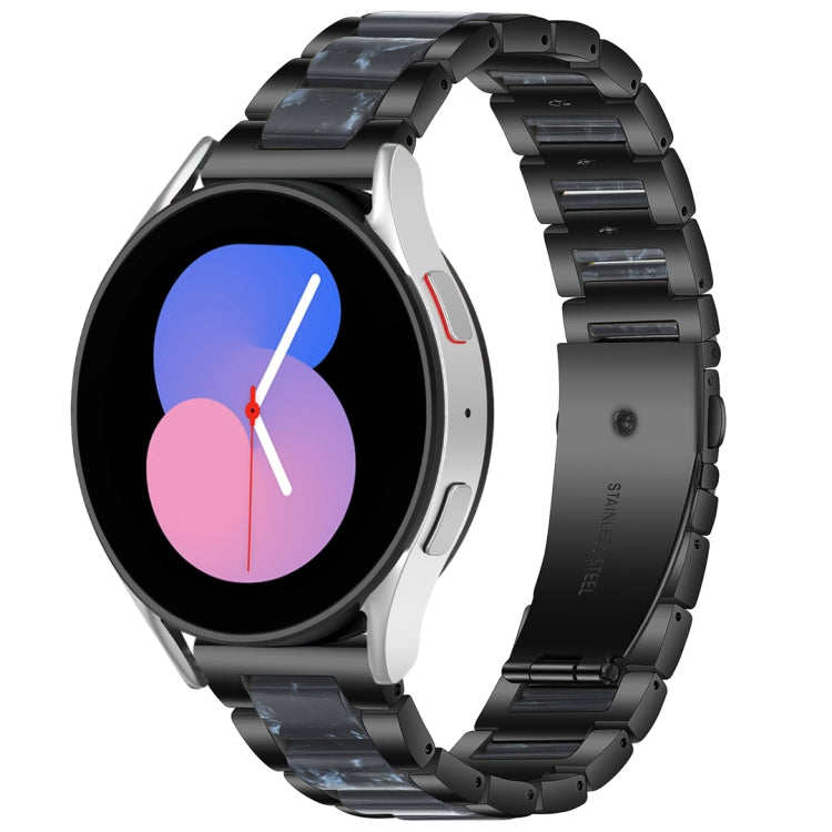 For Galaxy Watch 5 40 / 44mm Interbead Resin Metal Watch Band