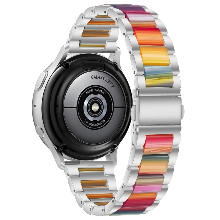 For Galaxy Watch 5 Pro 45mm Interbead Resin Metal Watch Band