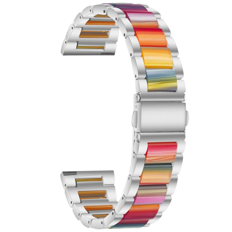 For Galaxy Watch 5 Pro 45mm Interbead Resin Metal Watch Band