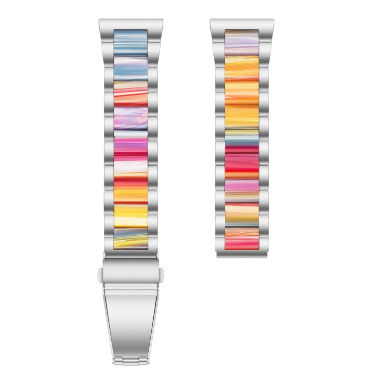 For Galaxy Watch 5 Pro 45mm Interbead Resin Metal Watch Band