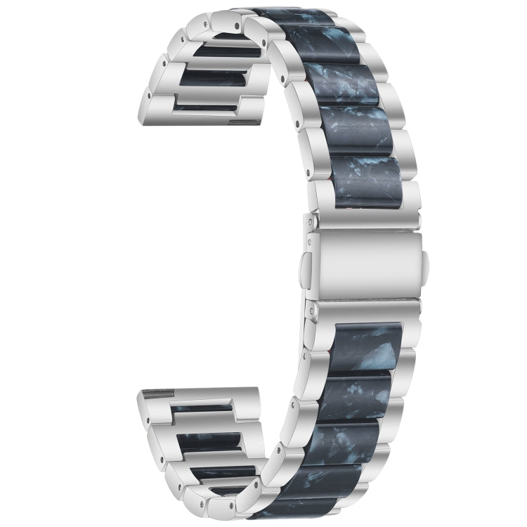 For Galaxy Watch 5 Pro 45mm Interbead Resin Metal Watch Band