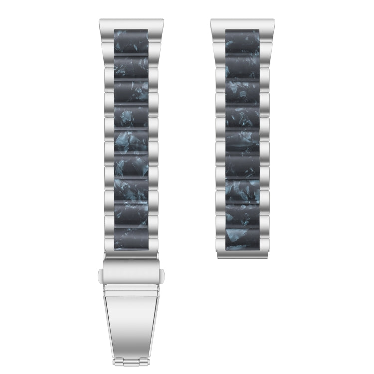 For Galaxy Watch 5 Pro 45mm Interbead Resin Metal Watch Band
