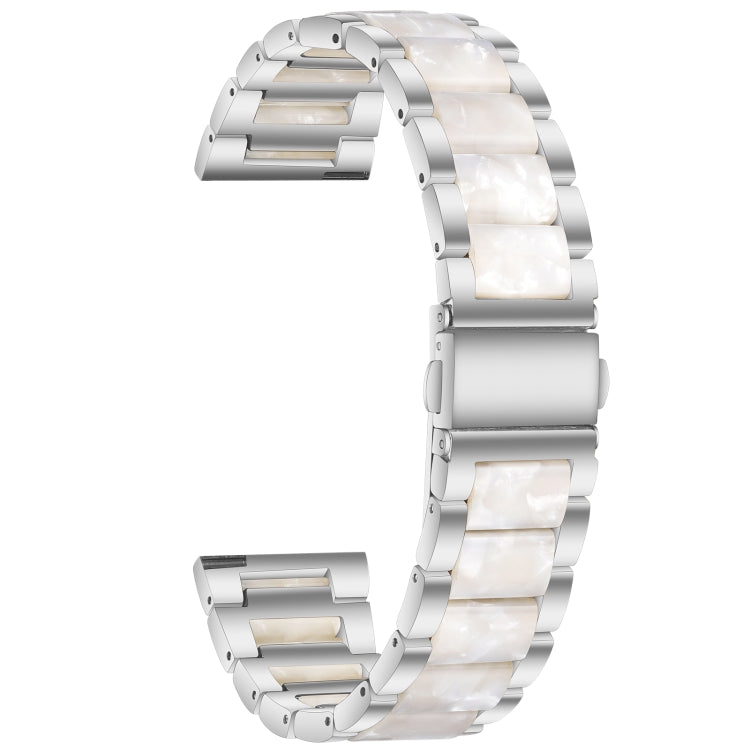 For Galaxy Watch 5 Pro 45mm Interbead Resin Metal Watch Band