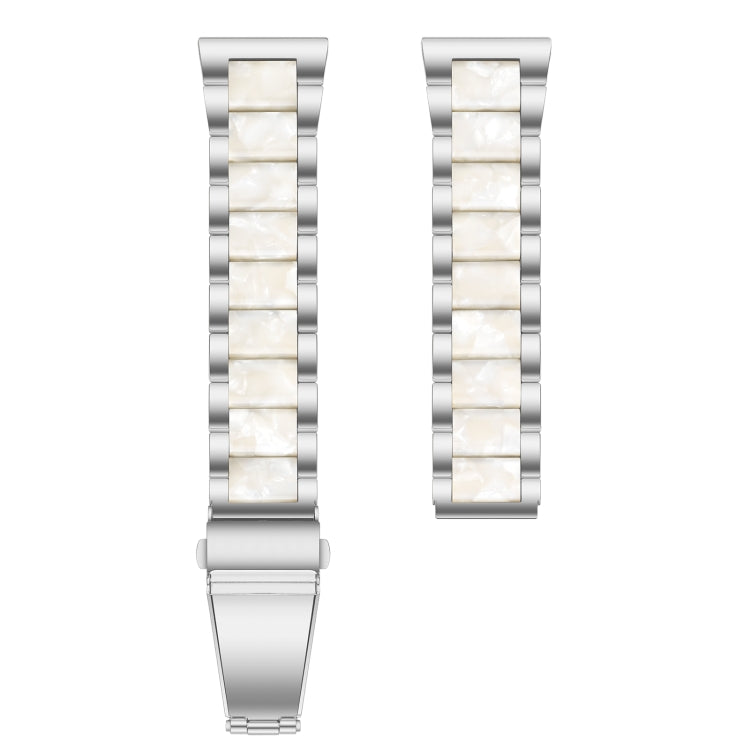 For Galaxy Watch 5 Pro 45mm Interbead Resin Metal Watch Band
