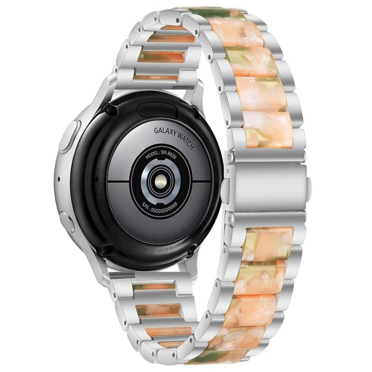 For Galaxy Watch 5 Pro 45mm Interbead Resin Metal Watch Band