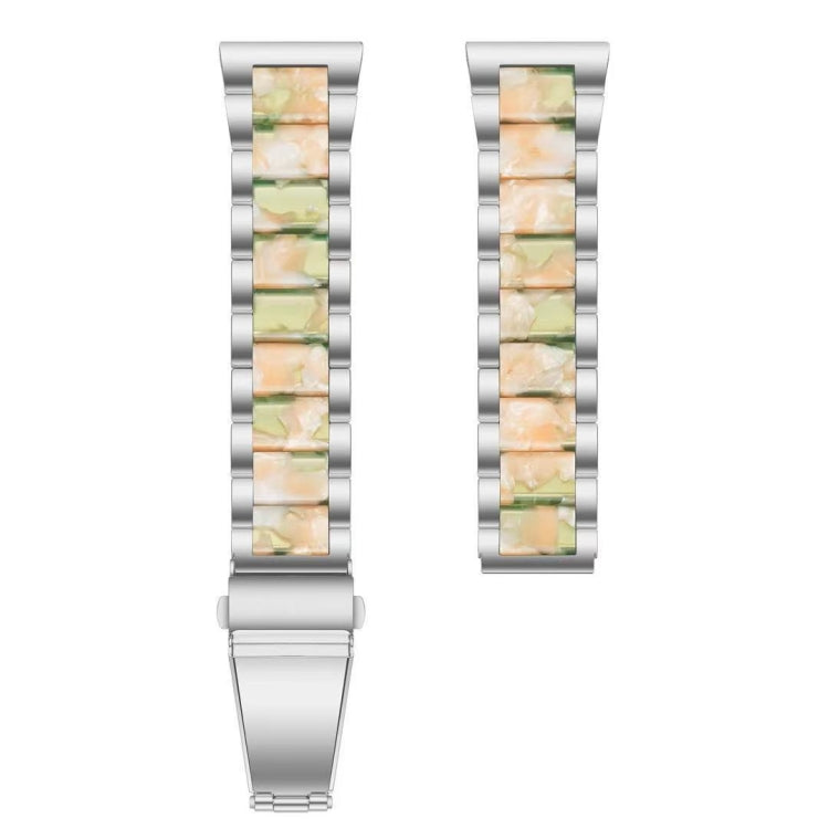 For Galaxy Watch 5 Pro 45mm Interbead Resin Metal Watch Band