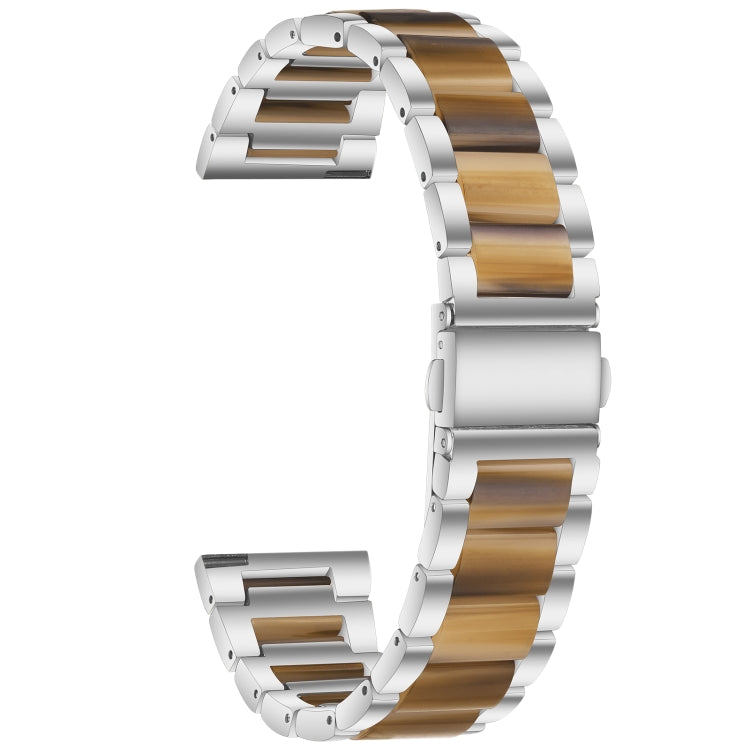 For Galaxy Watch 5 Pro 45mm Interbead Resin Metal Watch Band