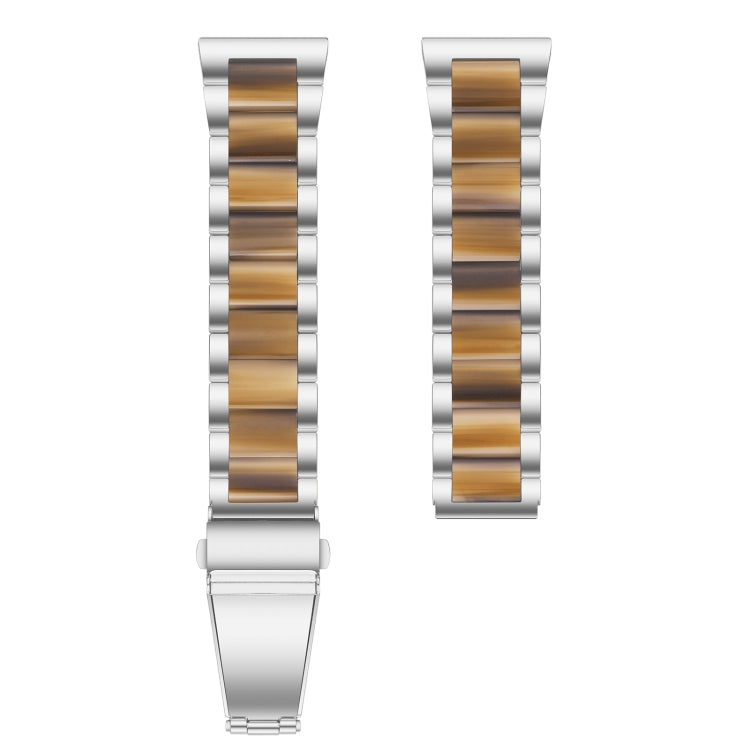 For Galaxy Watch 5 Pro 45mm Interbead Resin Metal Watch Band