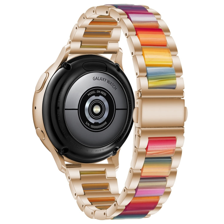 For Galaxy Watch 5 Pro 45mm Interbead Resin Metal Watch Band