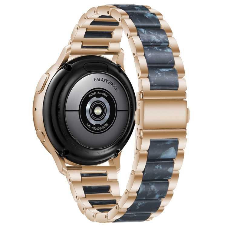 For Galaxy Watch 5 Pro 45mm Interbead Resin Metal Watch Band
