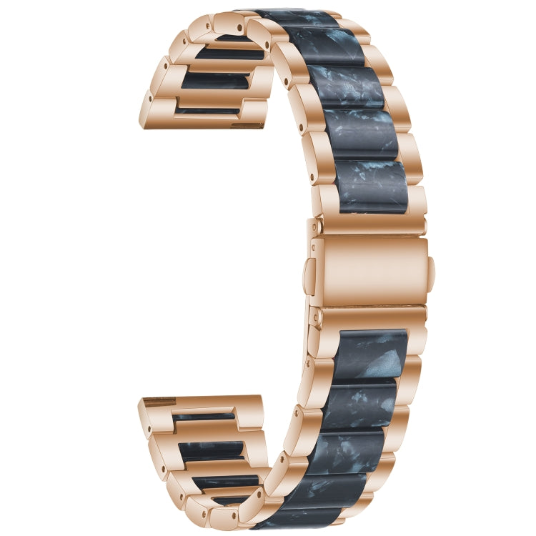 For Galaxy Watch 5 Pro 45mm Interbead Resin Metal Watch Band
