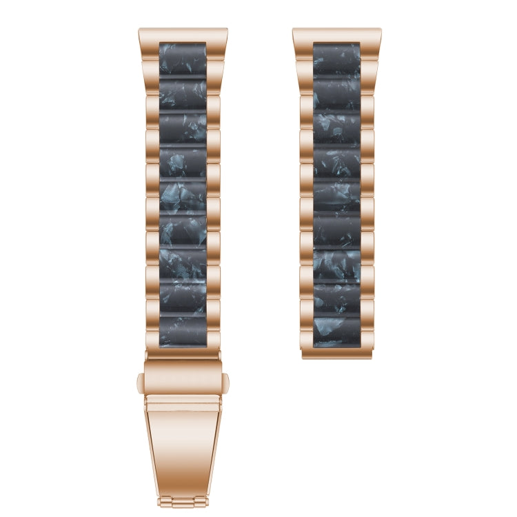 For Galaxy Watch 5 Pro 45mm Interbead Resin Metal Watch Band