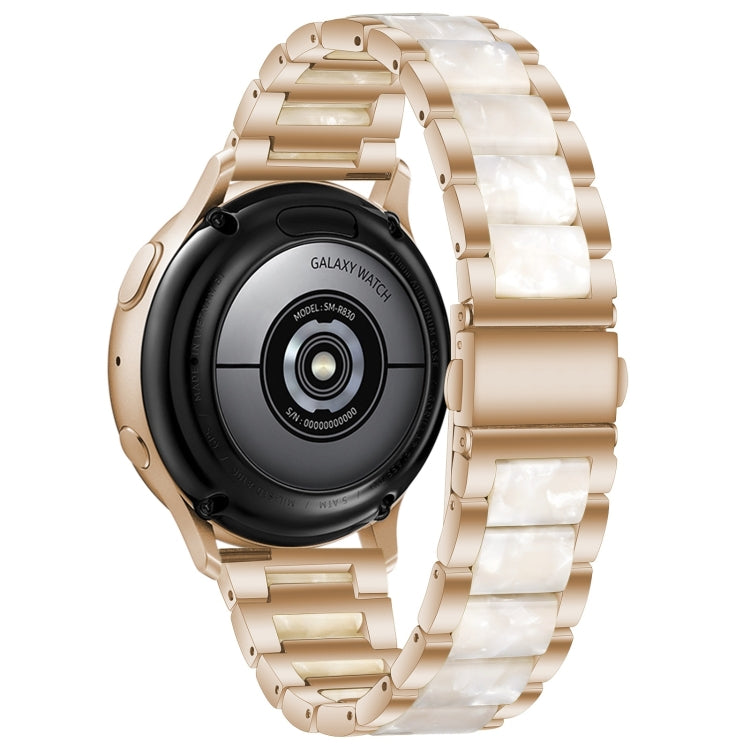 For Galaxy Watch 5 Pro 45mm Interbead Resin Metal Watch Band