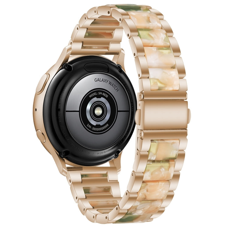 For Galaxy Watch 5 Pro 45mm Interbead Resin Metal Watch Band
