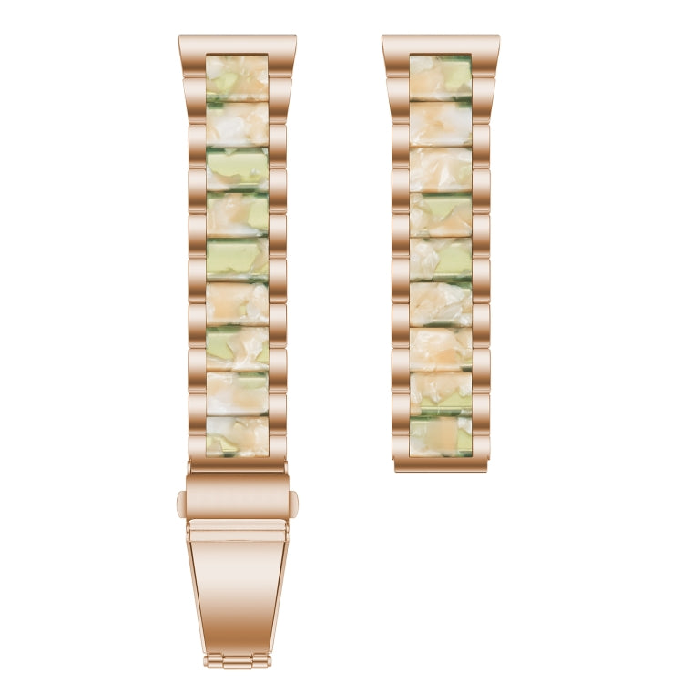 For Galaxy Watch 5 Pro 45mm Interbead Resin Metal Watch Band