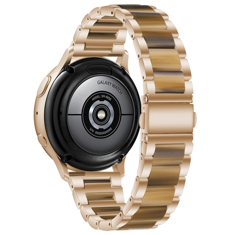 For Galaxy Watch 5 Pro 45mm Interbead Resin Metal Watch Band