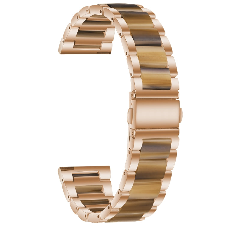 For Galaxy Watch 5 Pro 45mm Interbead Resin Metal Watch Band