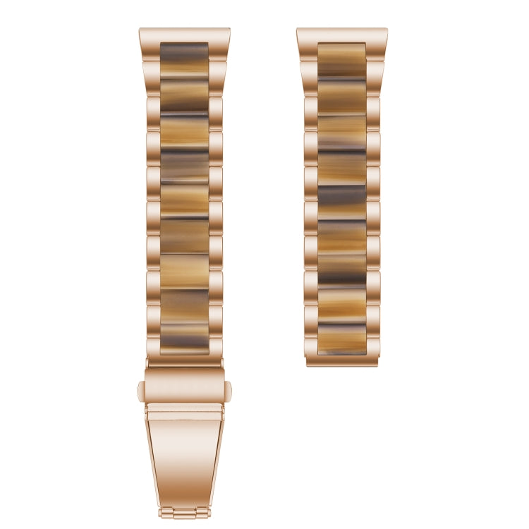 For Galaxy Watch 5 Pro 45mm Interbead Resin Metal Watch Band