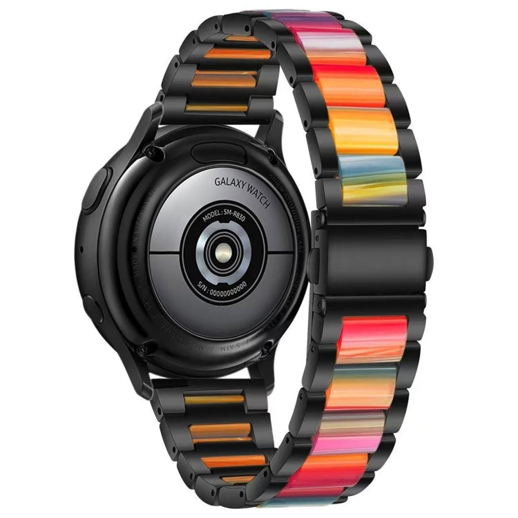 For Galaxy Watch 5 Pro 45mm Interbead Resin Metal Watch Band