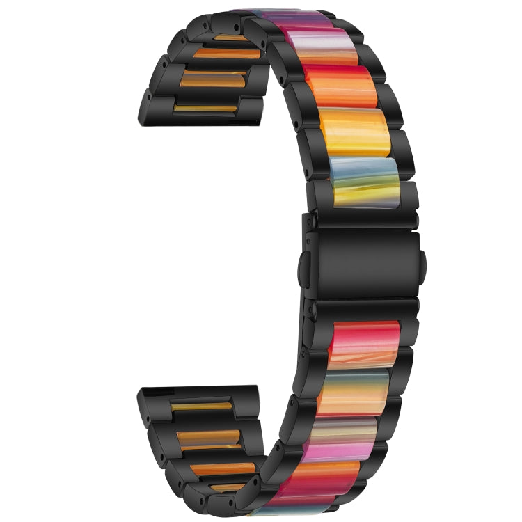 For Galaxy Watch 5 Pro 45mm Interbead Resin Metal Watch Band