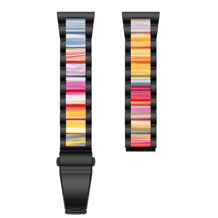For Galaxy Watch 5 Pro 45mm Interbead Resin Metal Watch Band