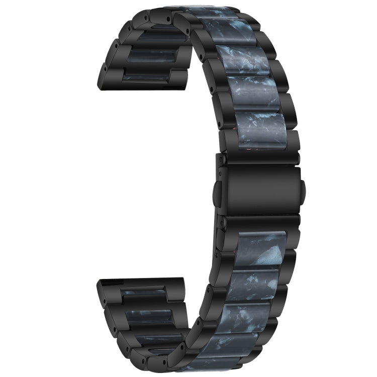 For Galaxy Watch 5 Pro 45mm Interbead Resin Metal Watch Band