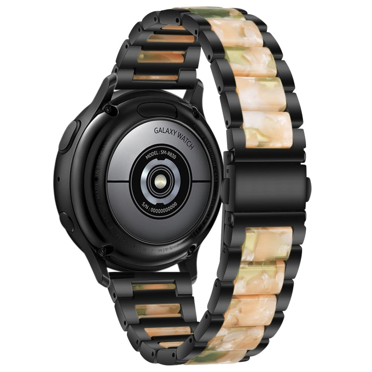 For Galaxy Watch 5 Pro 45mm Interbead Resin Metal Watch Band