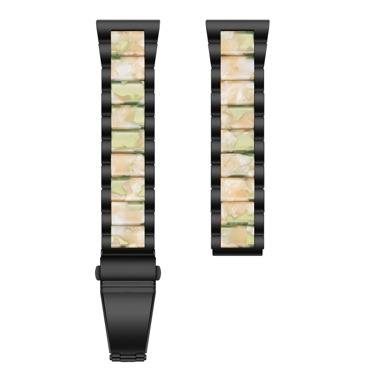 For Galaxy Watch 5 Pro 45mm Interbead Resin Metal Watch Band