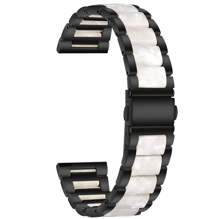 For Galaxy Watch 5 Pro 45mm Interbead Resin Metal Watch Band