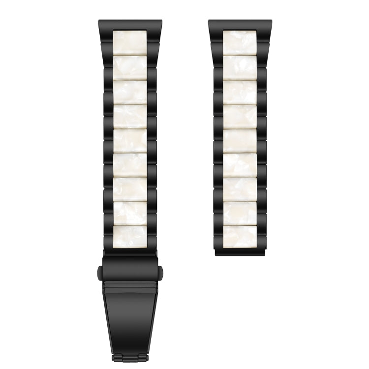 For Galaxy Watch 5 Pro 45mm Interbead Resin Metal Watch Band