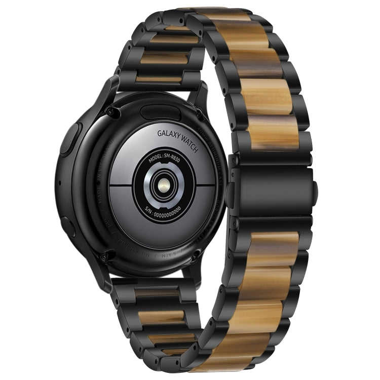 For Galaxy Watch 5 Pro 45mm Interbead Resin Metal Watch Band