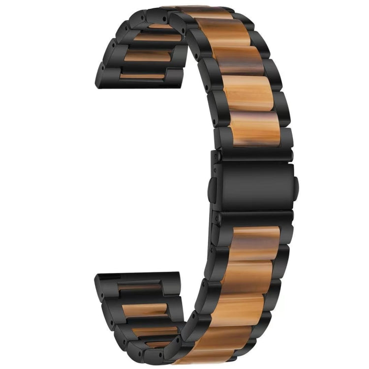 For Galaxy Watch 5 Pro 45mm Interbead Resin Metal Watch Band
