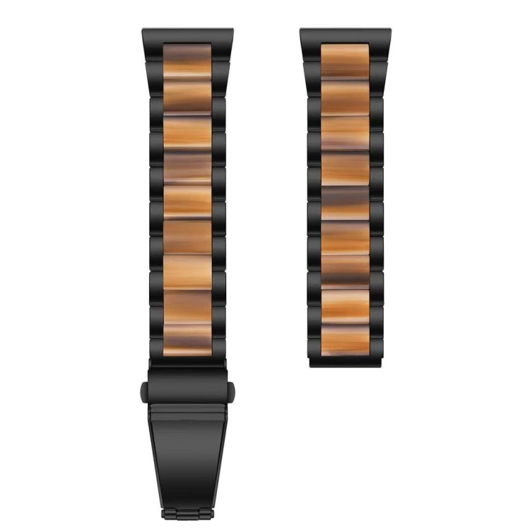 For Galaxy Watch 5 Pro 45mm Interbead Resin Metal Watch Band