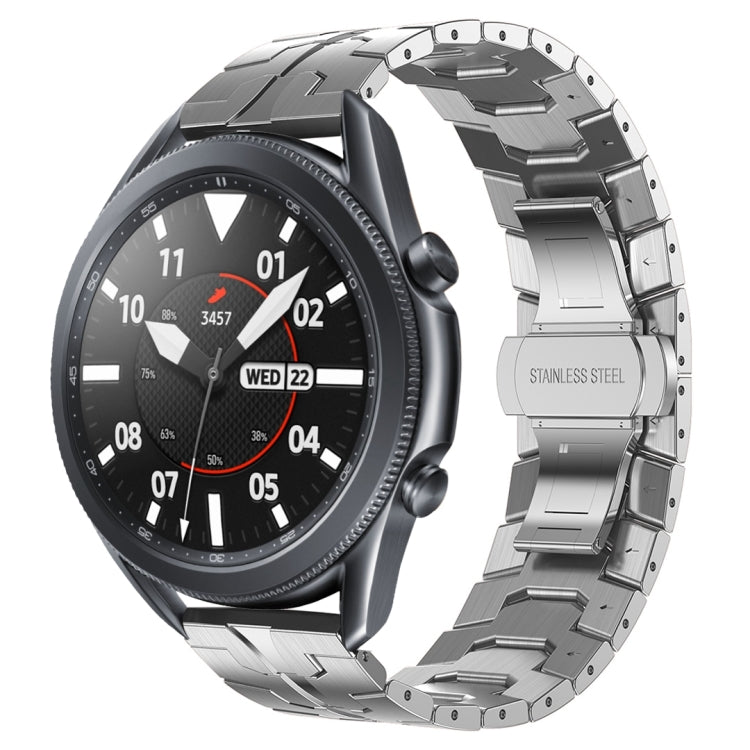 For Samsung Galaxy watch3 45mm Armor Stainless Steel Metal Watch Band