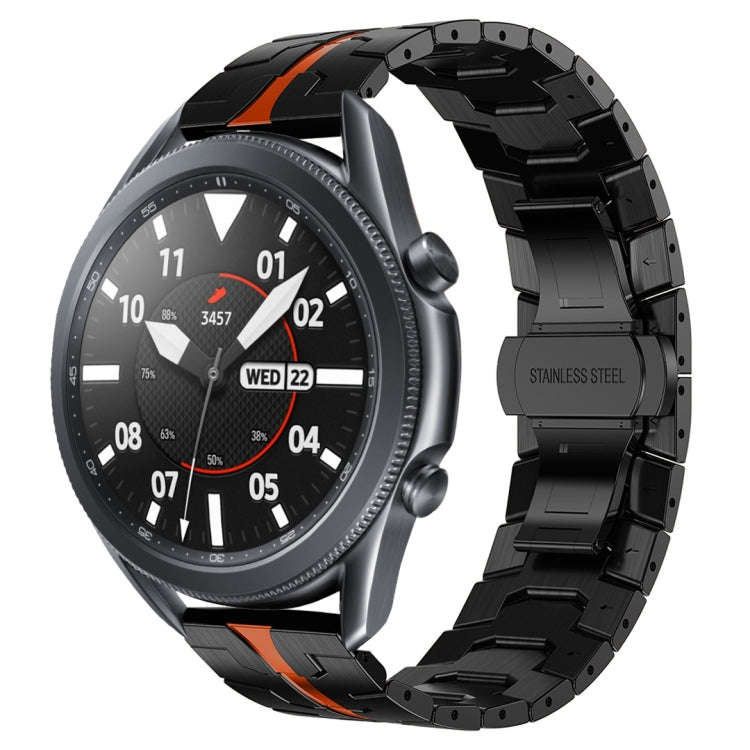 For Samsung Galaxy watch3 45mm Armor Stainless Steel Metal Watch Band