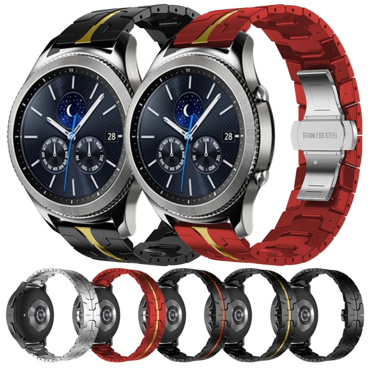 For Samsung Gear S3 Classic Armor Stainless Steel Metal Watch Band