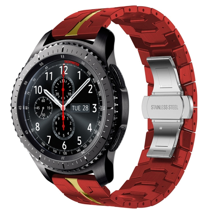 For Samsung Gear S3 Frontier Armor Stainless Steel Metal Watch Band
