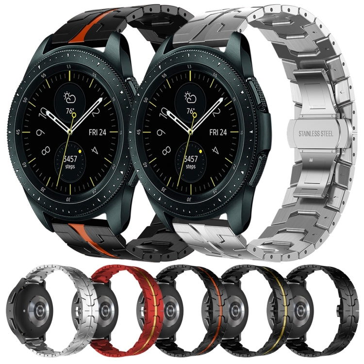 For Samsung Galaxy watch 42mm Armor Stainless Steel Metal Watch Band