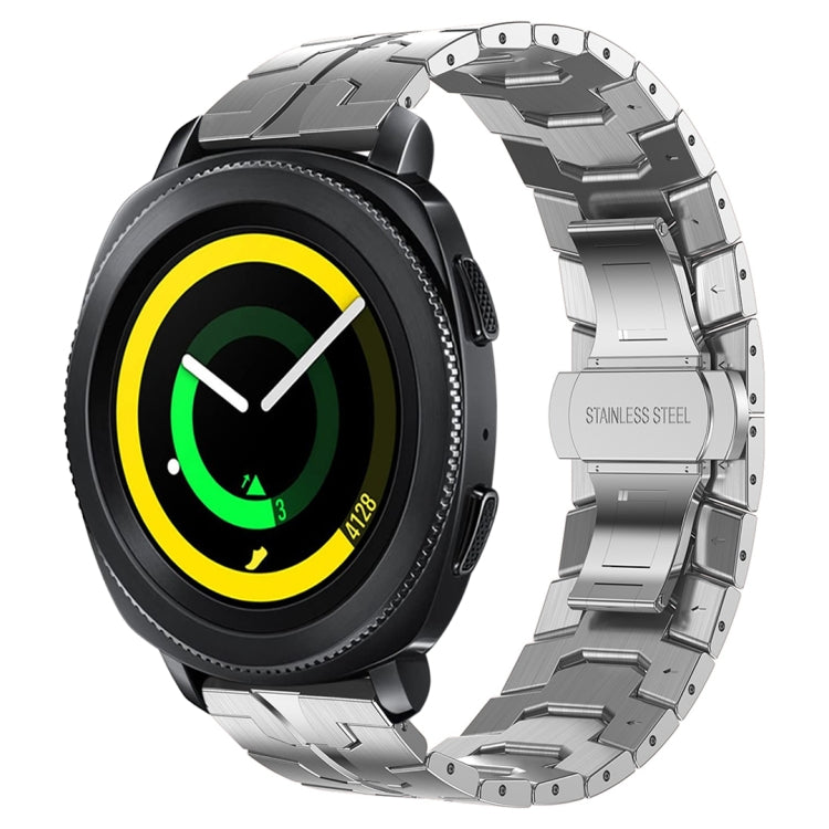 For Samsung Galaxy Gear Sport Armor Stainless Steel Metal Watch Band