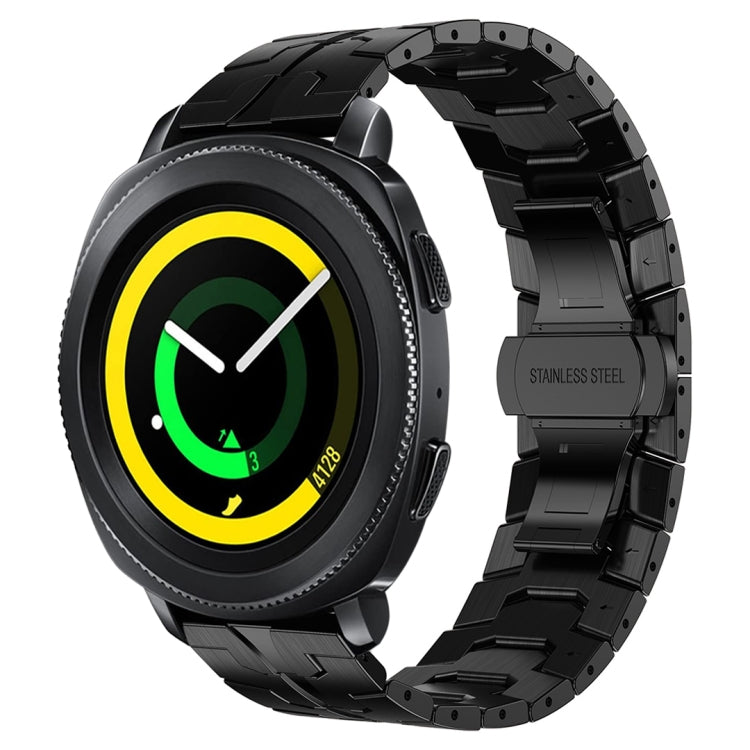 For Samsung Galaxy Gear Sport Armor Stainless Steel Metal Watch Band