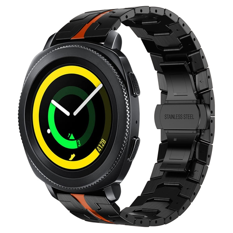 For Samsung Galaxy Gear Sport Armor Stainless Steel Metal Watch Band